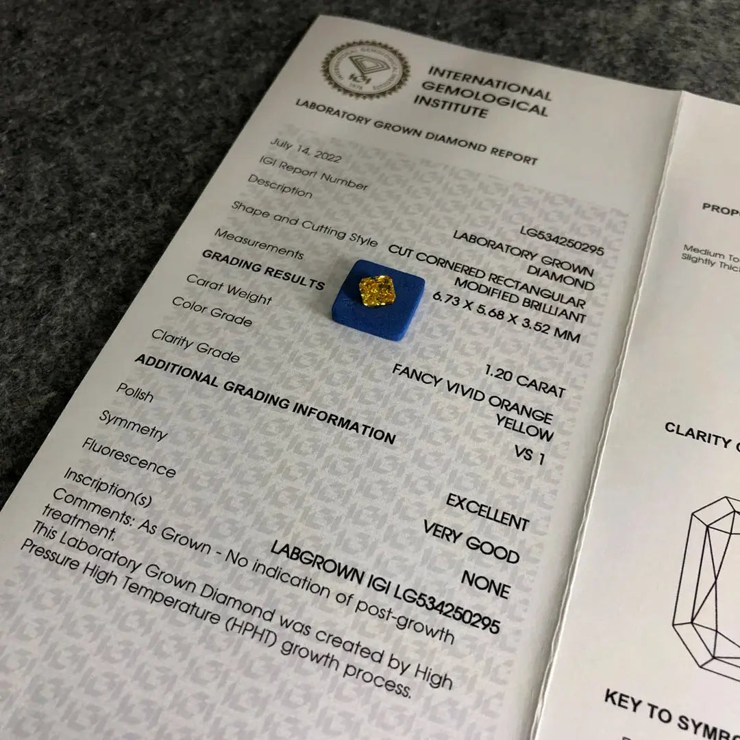 Messi Jewelry Fancy Colored Diamonds CVD HPHT Yellow Lab Grown Diamond Wholesale Maison Valderre