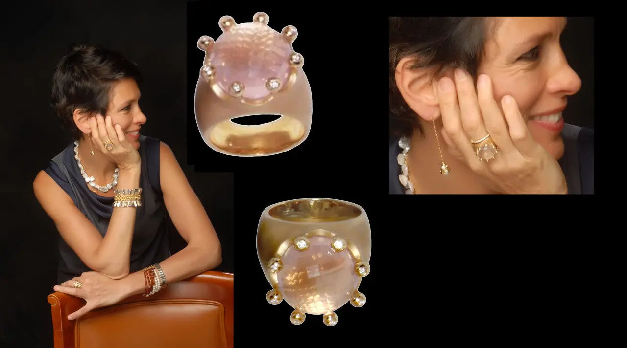 The Imperial Crown Ring- 20 Carat Gemstones with Diamonds in 18K Gold Jane A Gordon: Designs for Life