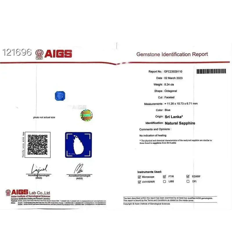 Collection value 18K gold set with large diamonds 8.24 carats Sri Lanka Natural Royal Sapphire Ring for women - The Sparkling Squirrels & Co.