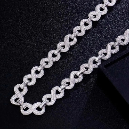 Provence custom 10K solid gold 15mm hip hop cuban link chain iced out lab diamond cuban chain necklace for men rapper party - The Sparkling Squirrels & Co.