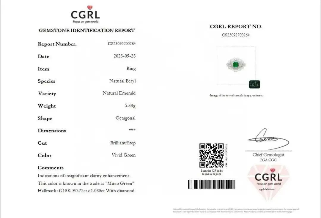 FH25 Emerald Rings Fine Jewelry 18K Gold Natural Green Emerald 0.72ct Gemstones Male Rings for Men's Fine Ring - The Sparkling Squirrels & Co.