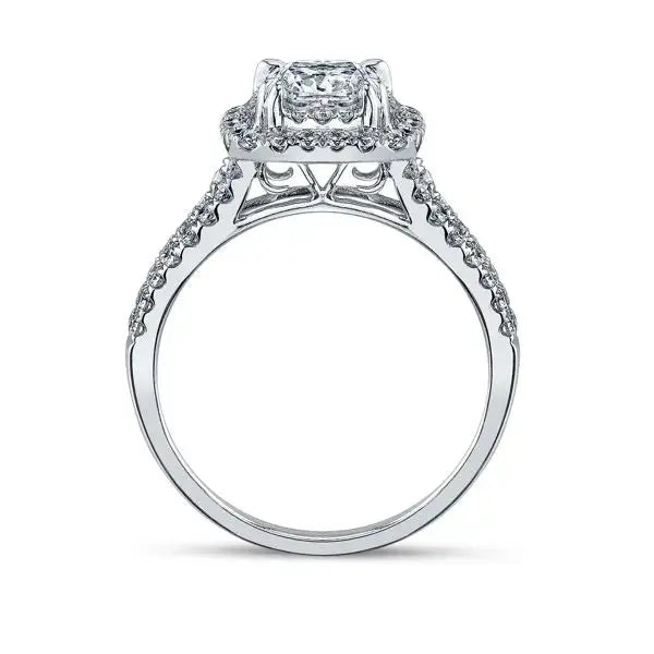 1.81ct Natural Cushion Diamond 14k White Gold Bridal Set Maison Valderre