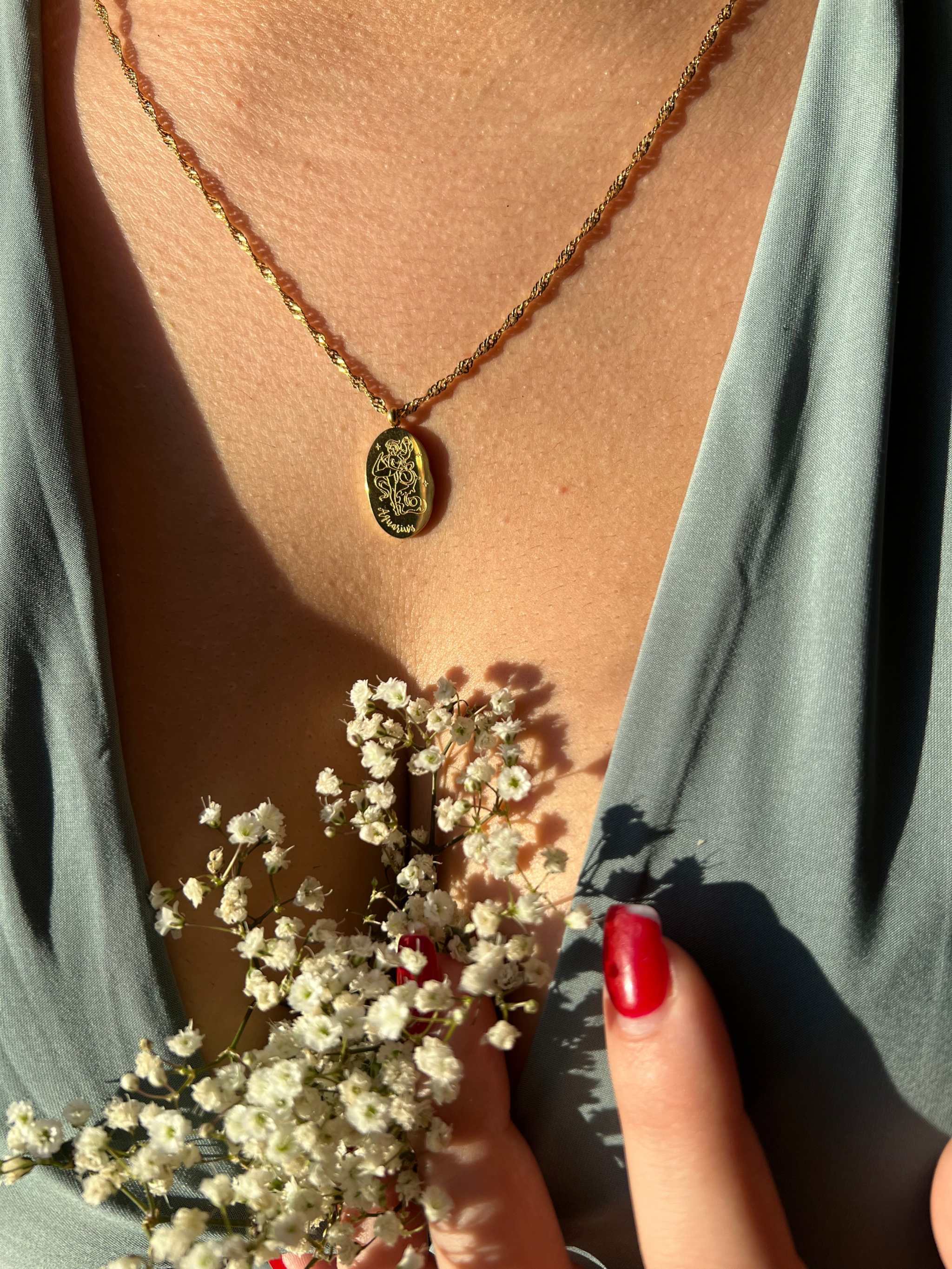 Dainty Zodiac Necklace - 18K Gold Filled - The Sparkling Squirrels & Co.