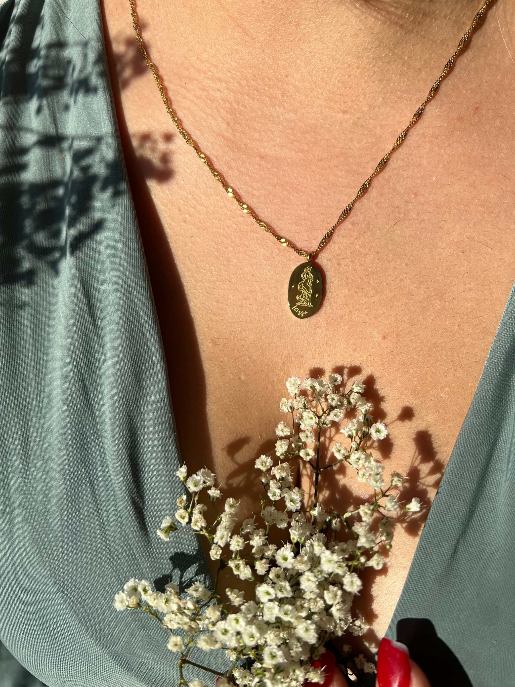 Dainty Zodiac Necklace - 18K Gold Filled - The Sparkling Squirrels & Co.