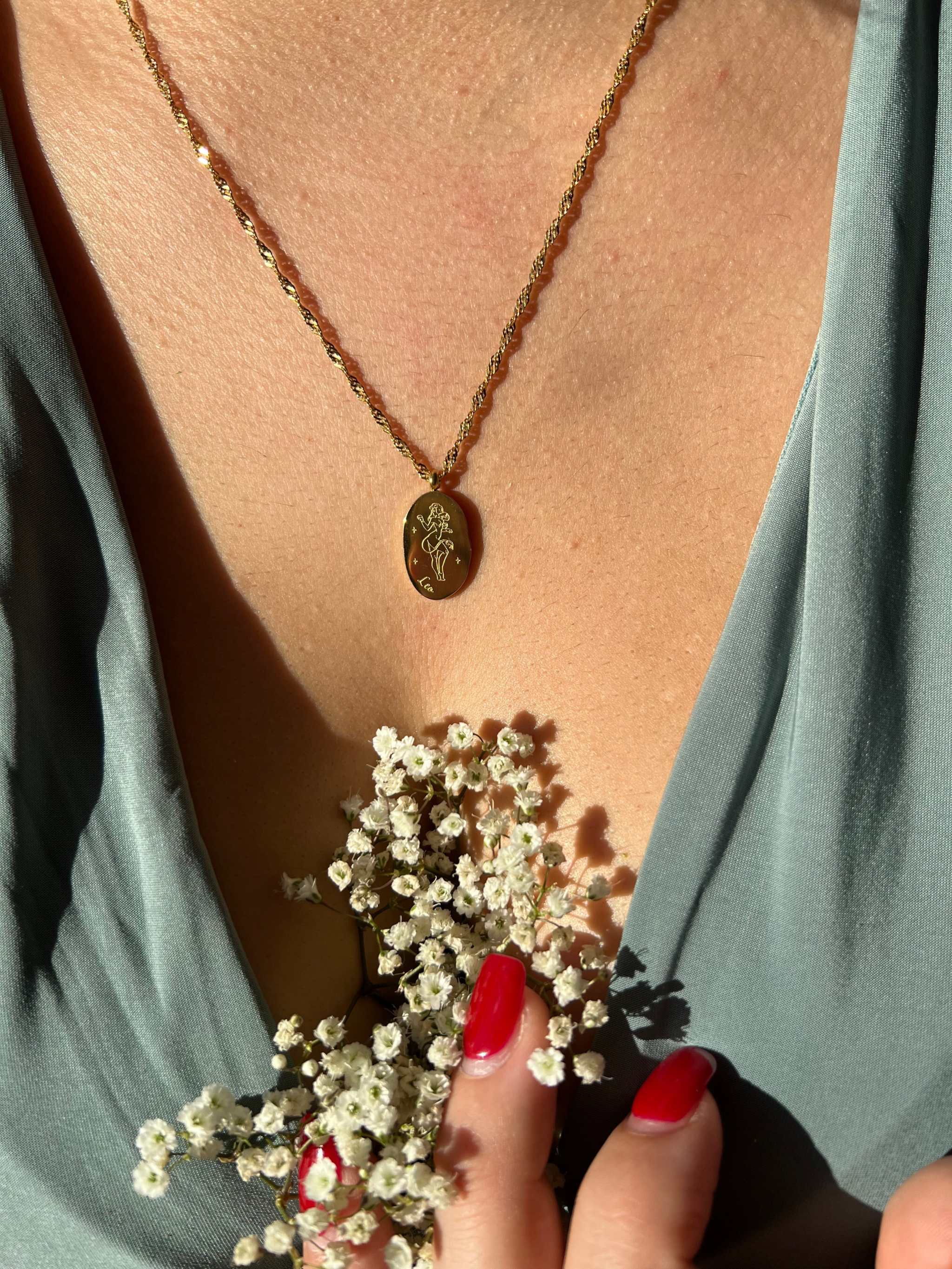 Dainty Zodiac Necklace - 18K Gold Filled - The Sparkling Squirrels & Co.