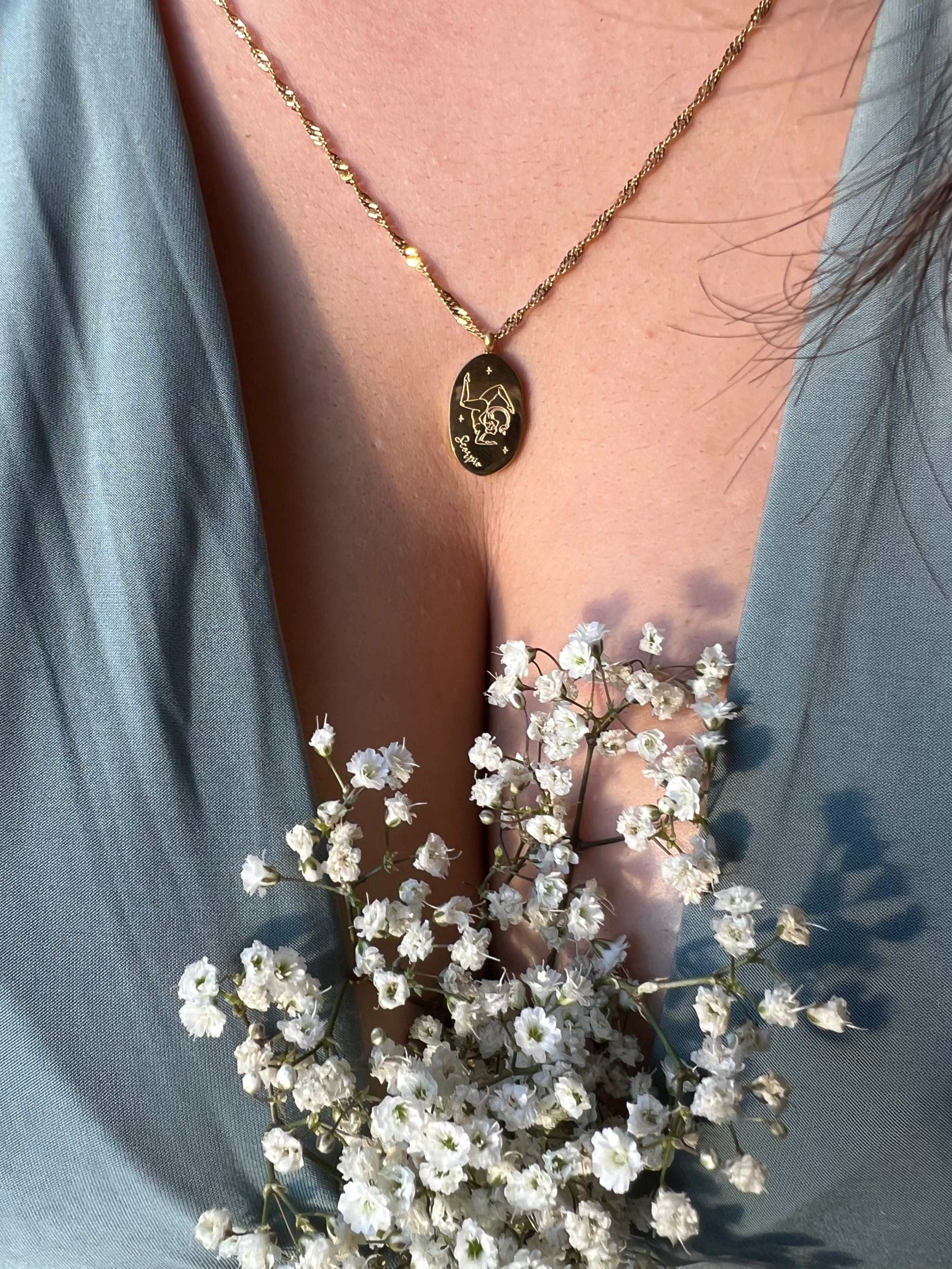 Dainty Zodiac Necklace - 18K Gold Filled - The Sparkling Squirrels & Co.