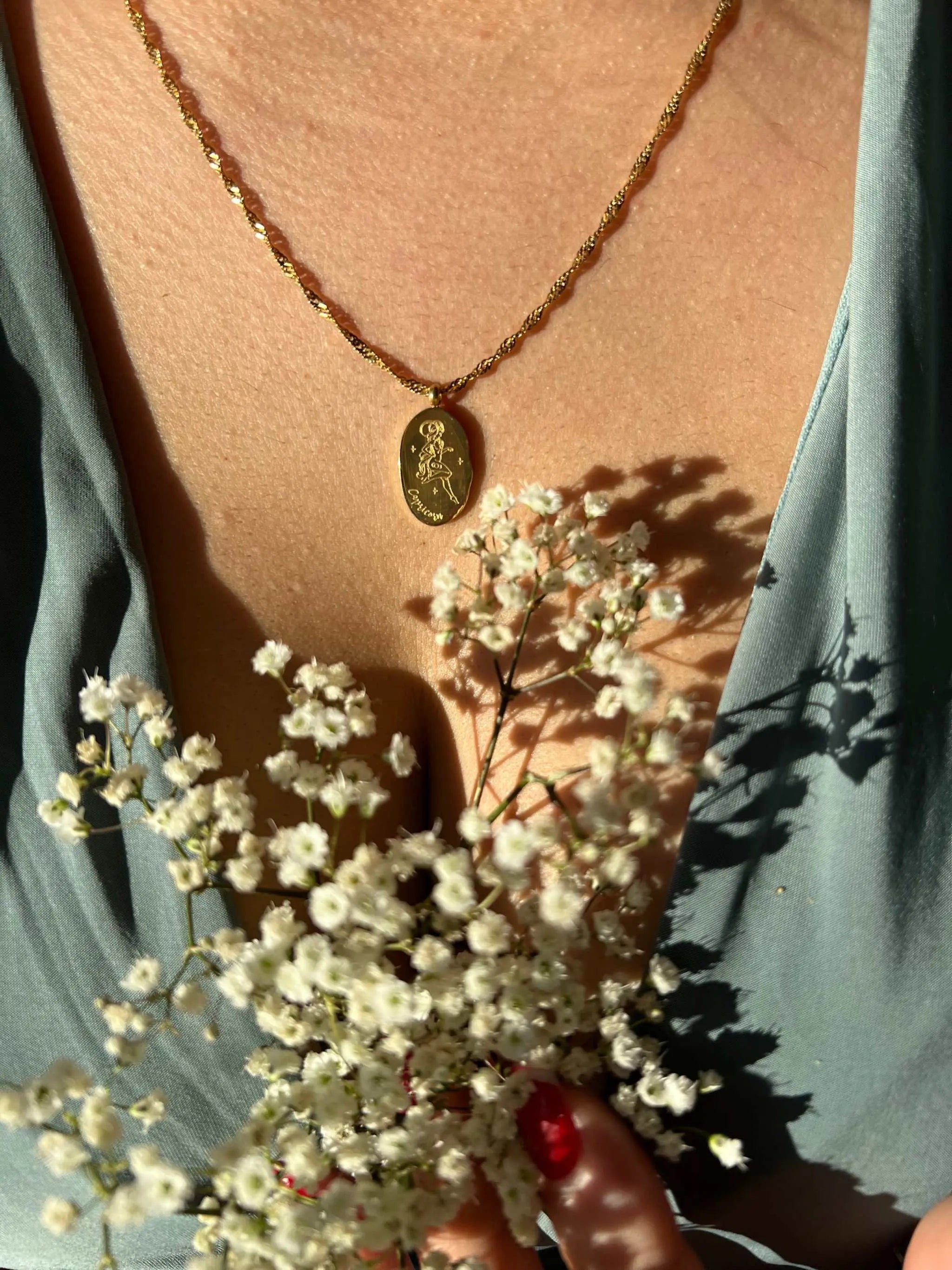 Dainty Zodiac Necklace - 18K Gold Filled - The Sparkling Squirrels & Co.