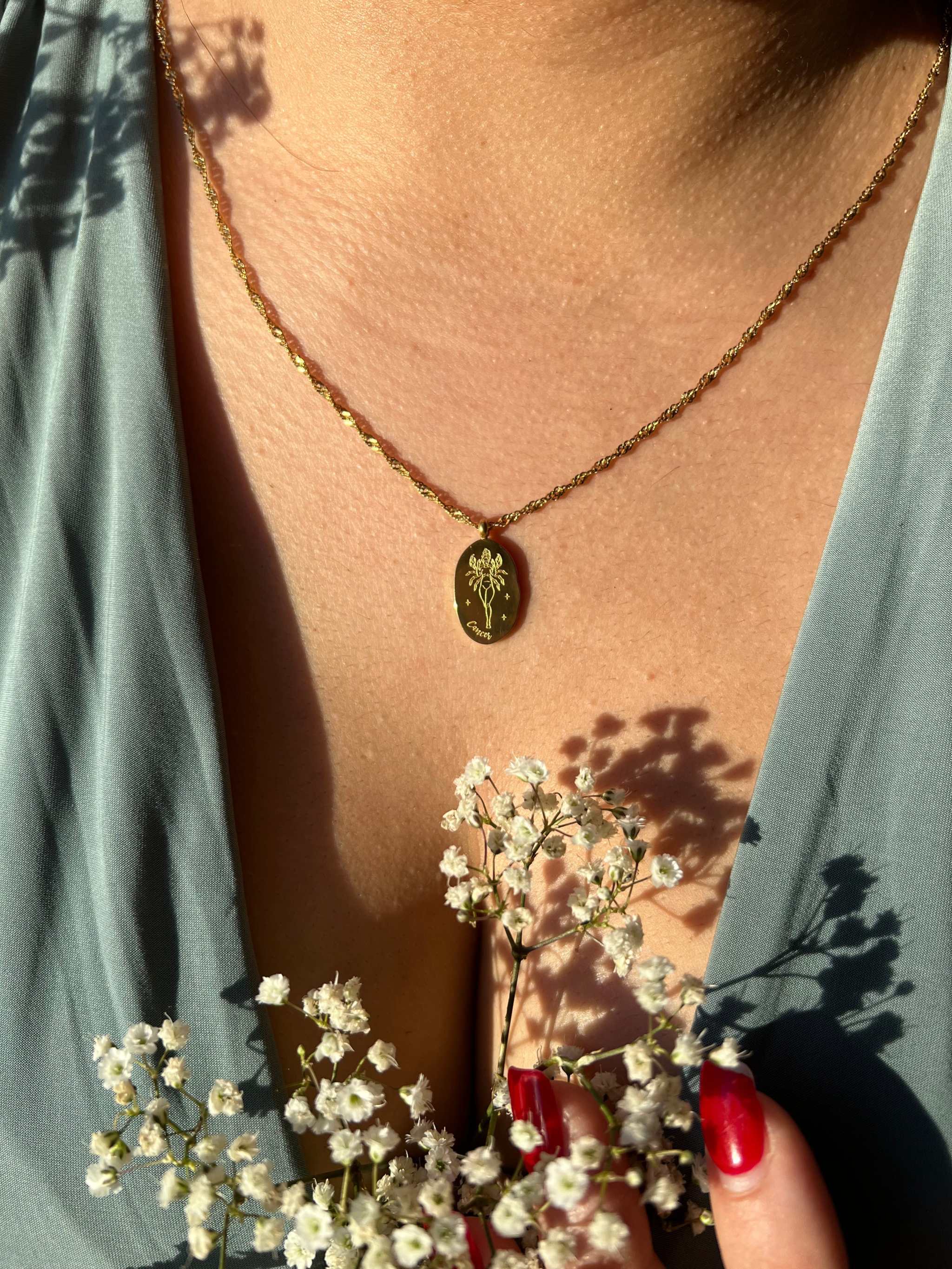 Dainty Zodiac Necklace - 18K Gold Filled - The Sparkling Squirrels & Co.