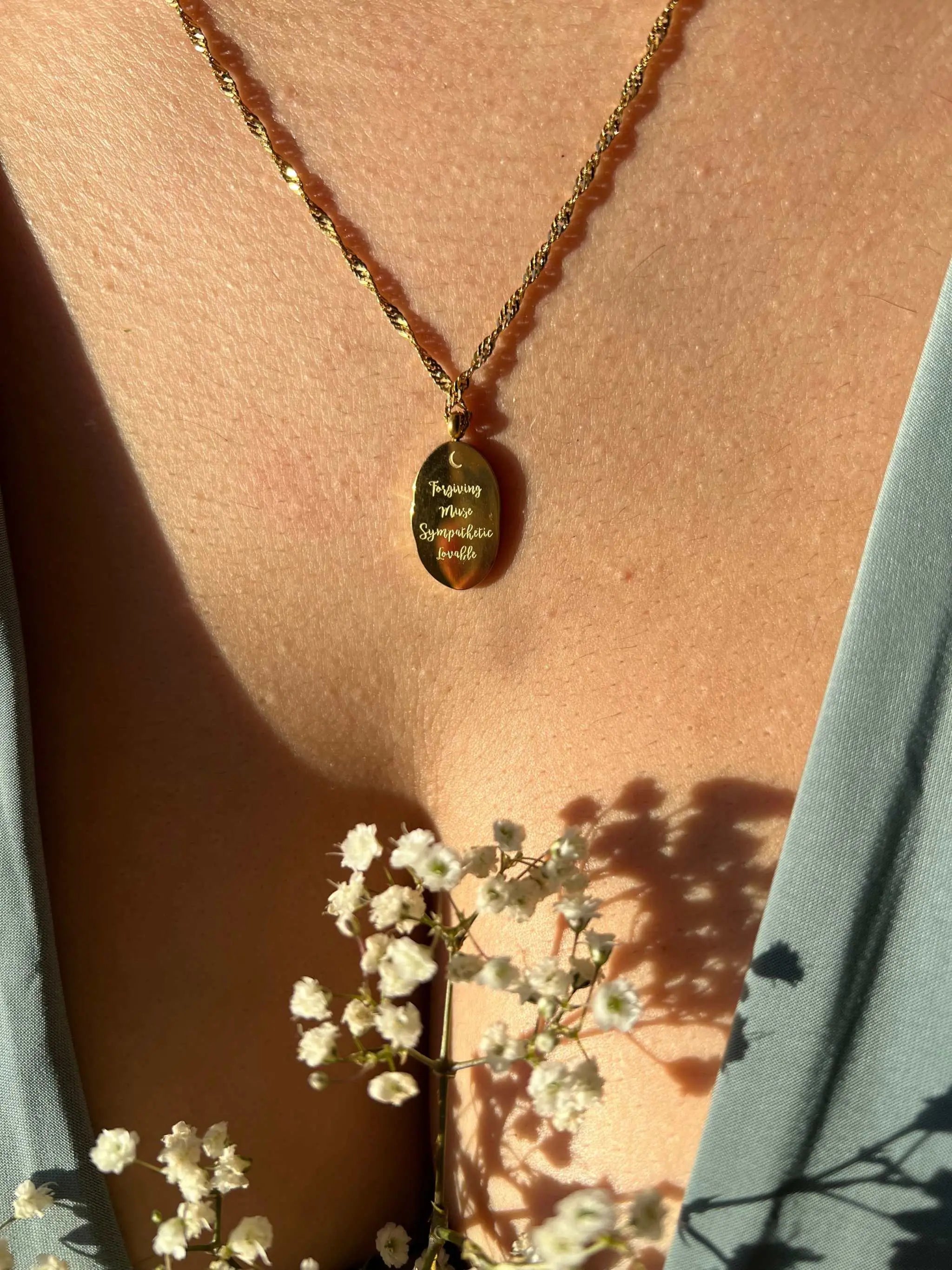 Dainty Zodiac Necklace - 18K Gold Filled - The Sparkling Squirrels & Co.