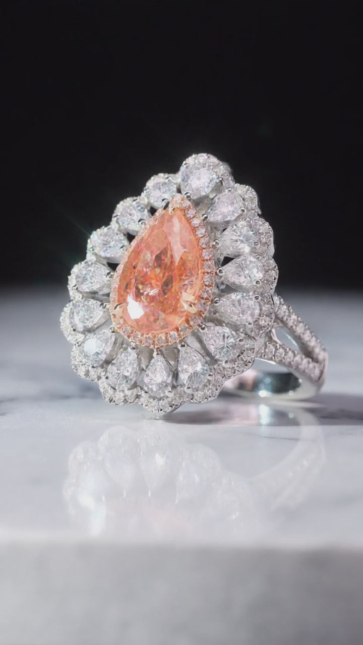 18k Gold 2.0ct Pink Diamond