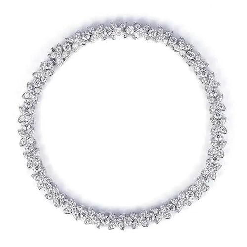 Iced Out Luxury Jewelry 14K Solid Gold With Lab Diamond Custom Bracelet Hip Hop Cuban Chain Bracelet Maison Valdorre